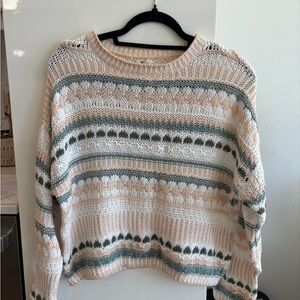 Women's Multicolor Knit Sweater